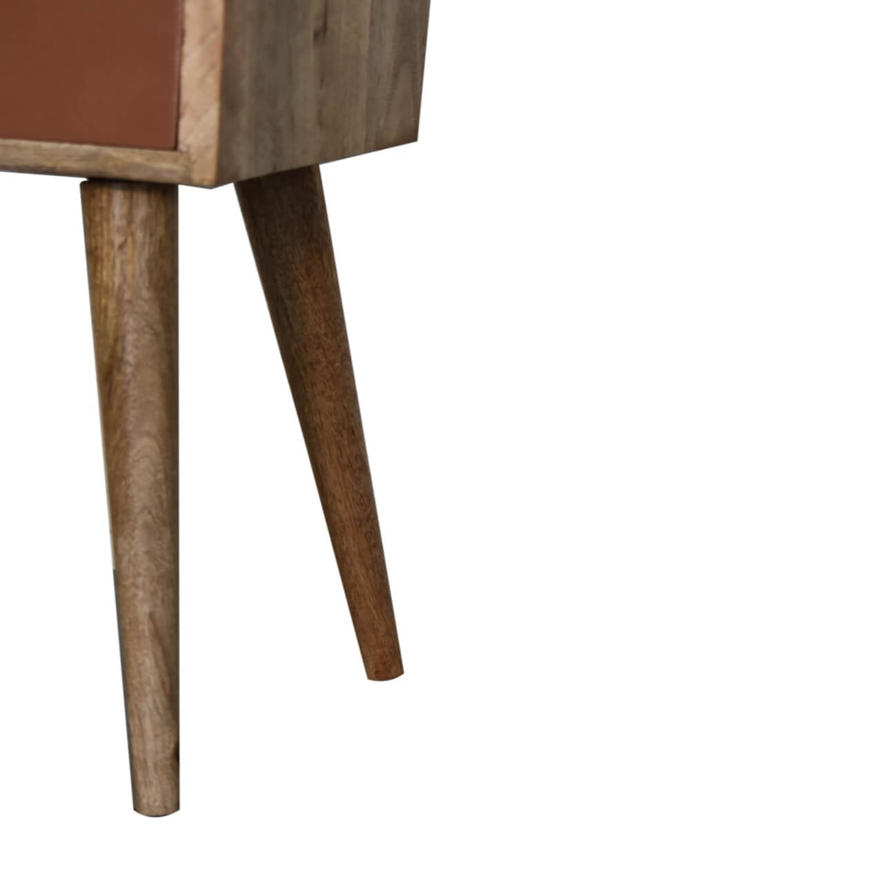 Narrow Nightstand, Brick Red