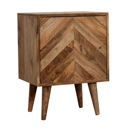 Bedside table made from mango wood