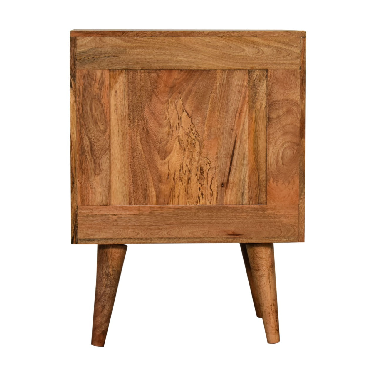 Bedside table made from mango wood