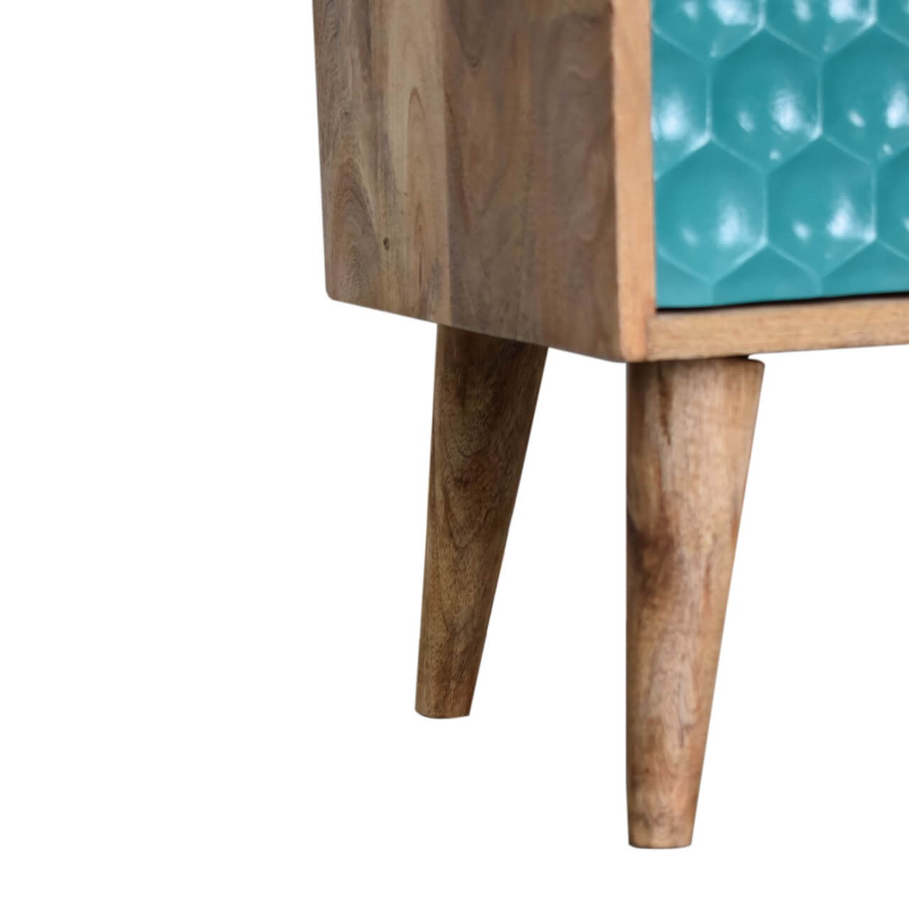 Honeycomb Bedside, Teal