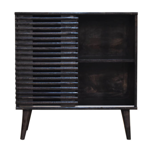 Ash black mango wood cabinet