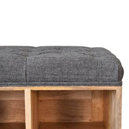 Narrow Shoe Storage Bench