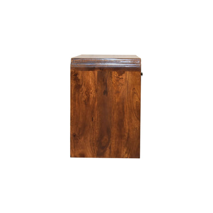 Mango wood chestnut finish console table