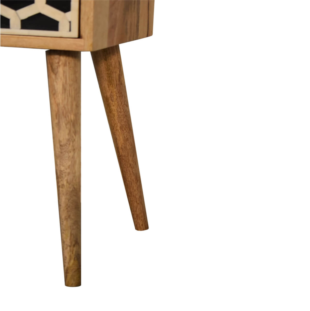 Bone Inlay Mango Wood Small Bedside table