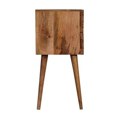 Lille small mango wood bedside table