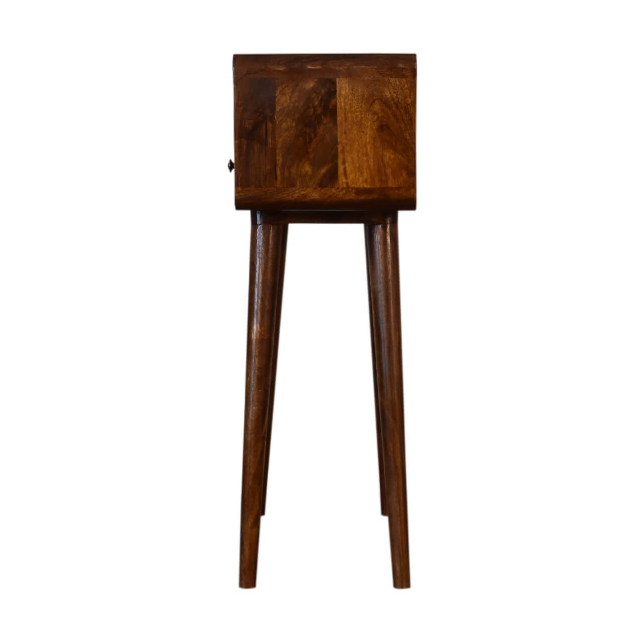 Mango wood small console table