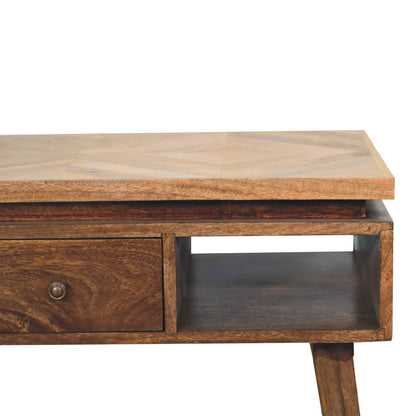 Granary coffee table mango wood with platform