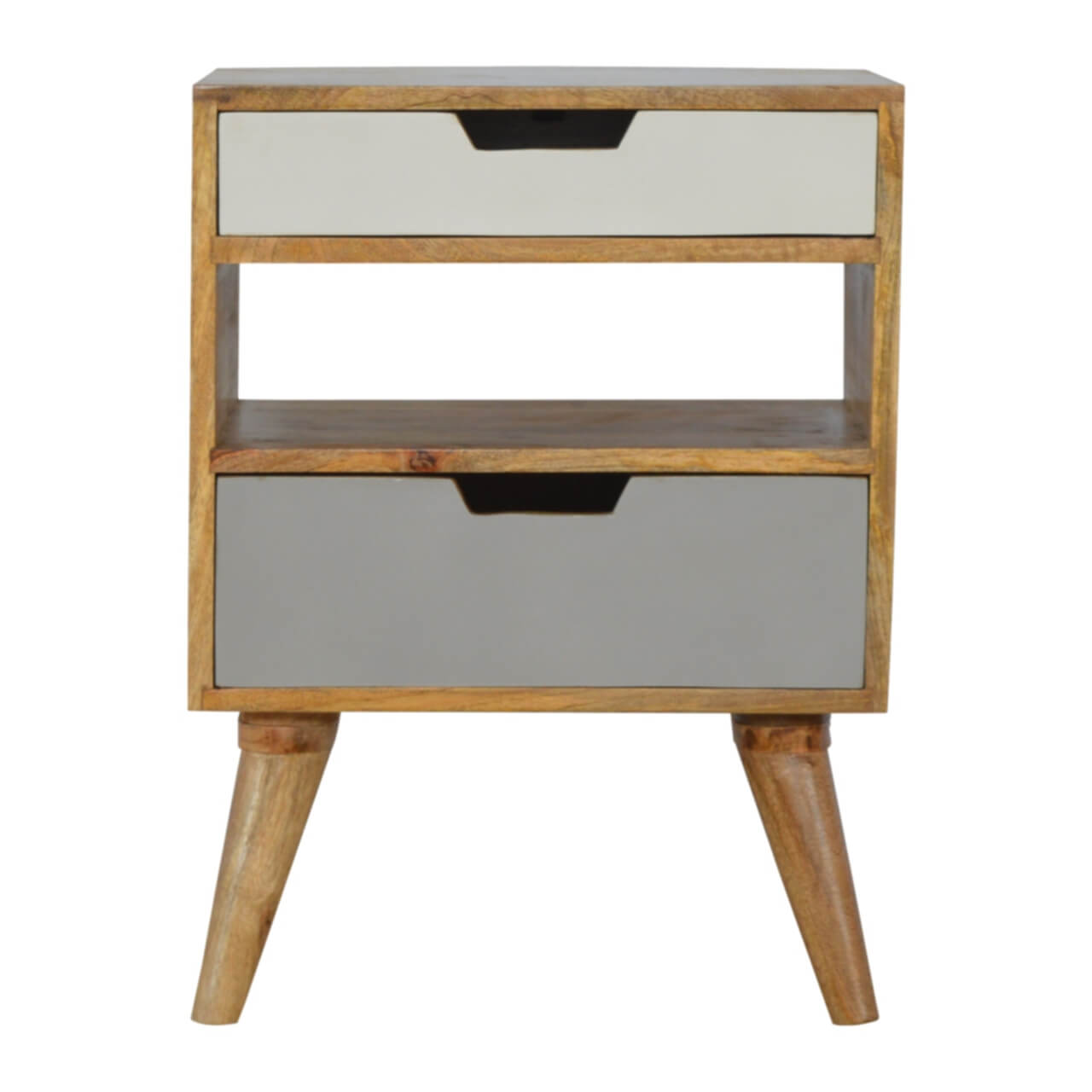 Gradine bedside table made from mango wood