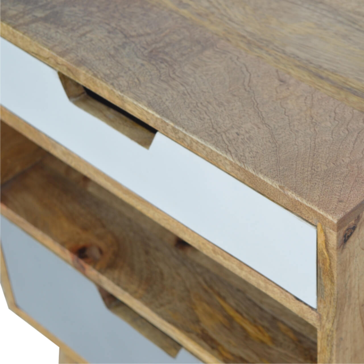 Gradine bedside table made from mango wood