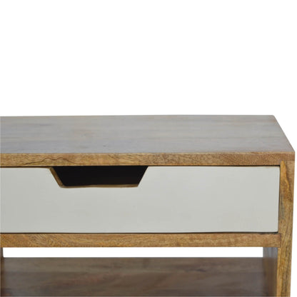 Gradine bedside table made from mango wood