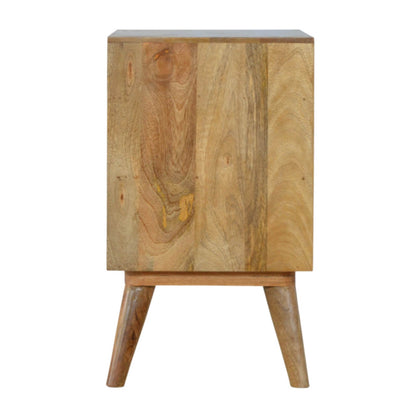 Gradine bedside table made from mango wood