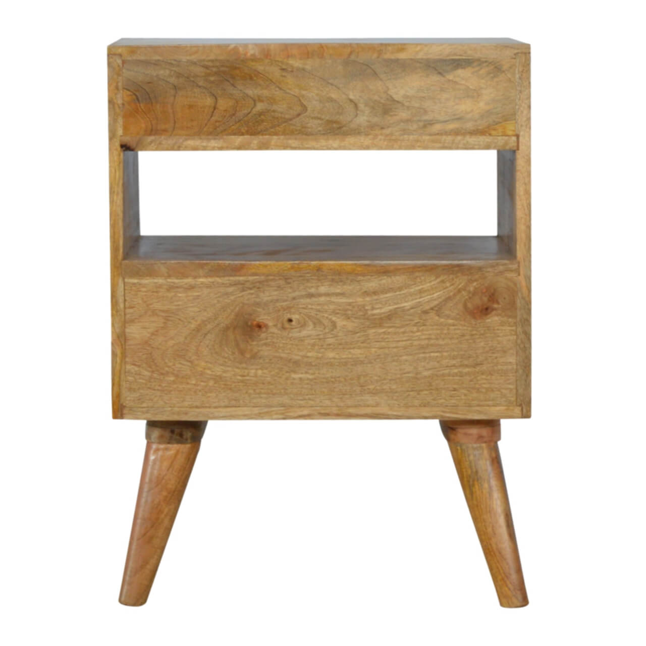 Gradine bedside table made from mango wood