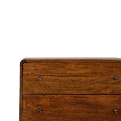 U-Shaped Legs 3 Drawer Chest