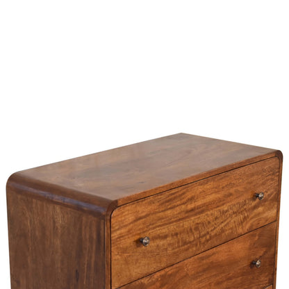 U-Shaped Legs 3 Drawer Chest