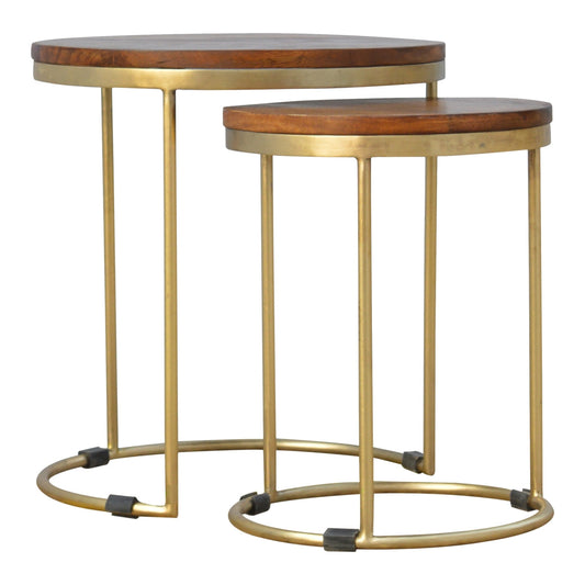 Industrial Nest of Tables, Golden Base