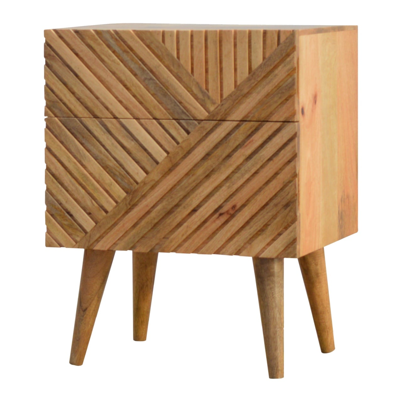 Lille mango wood bedside table