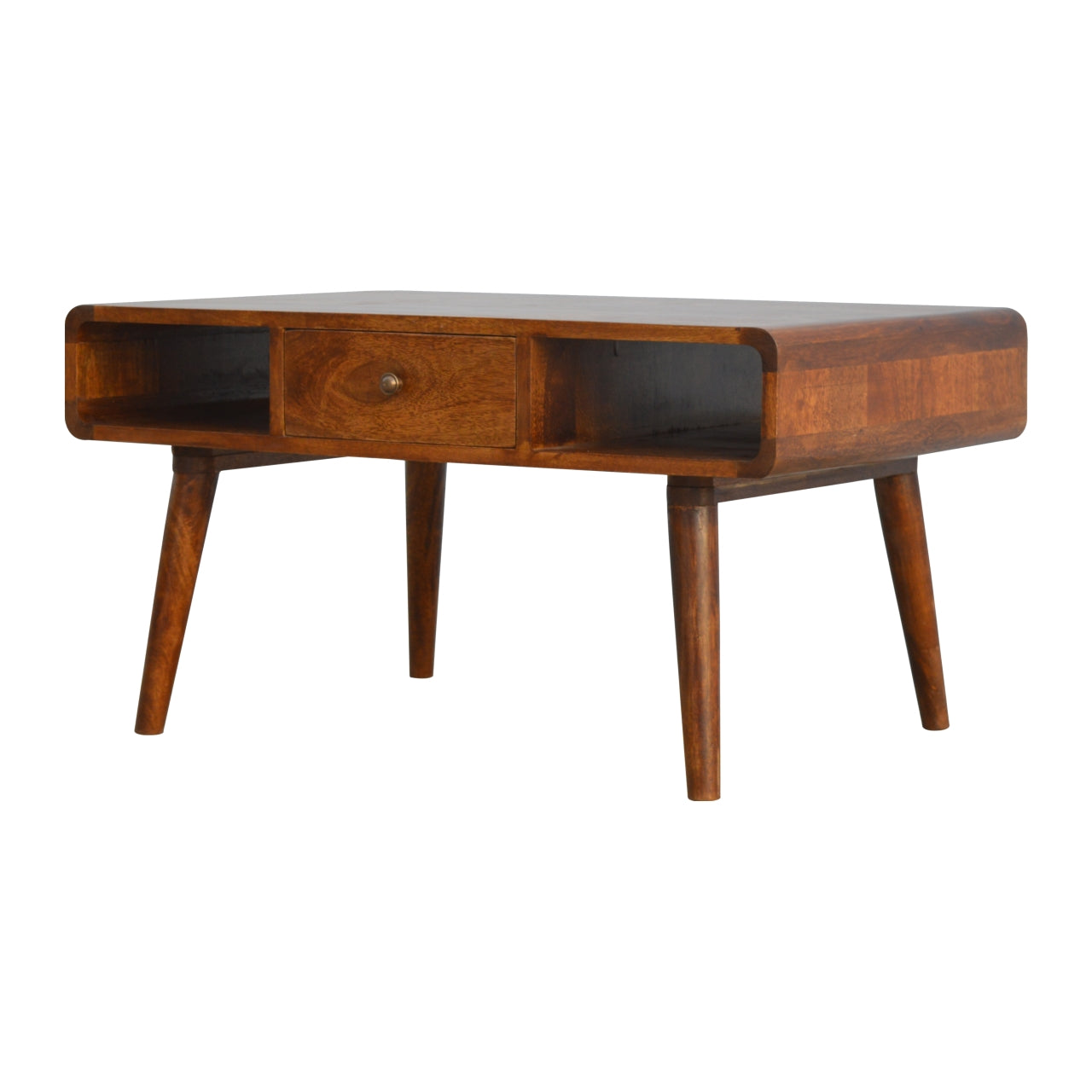 Chestnut finish mango Wood Coffee Table