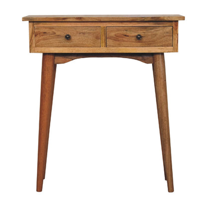 Nordic small console table mango wood