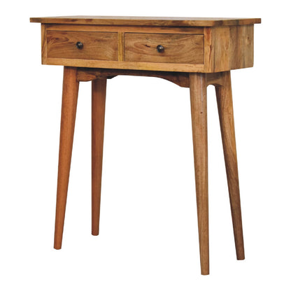 Nordic small console table mango wood