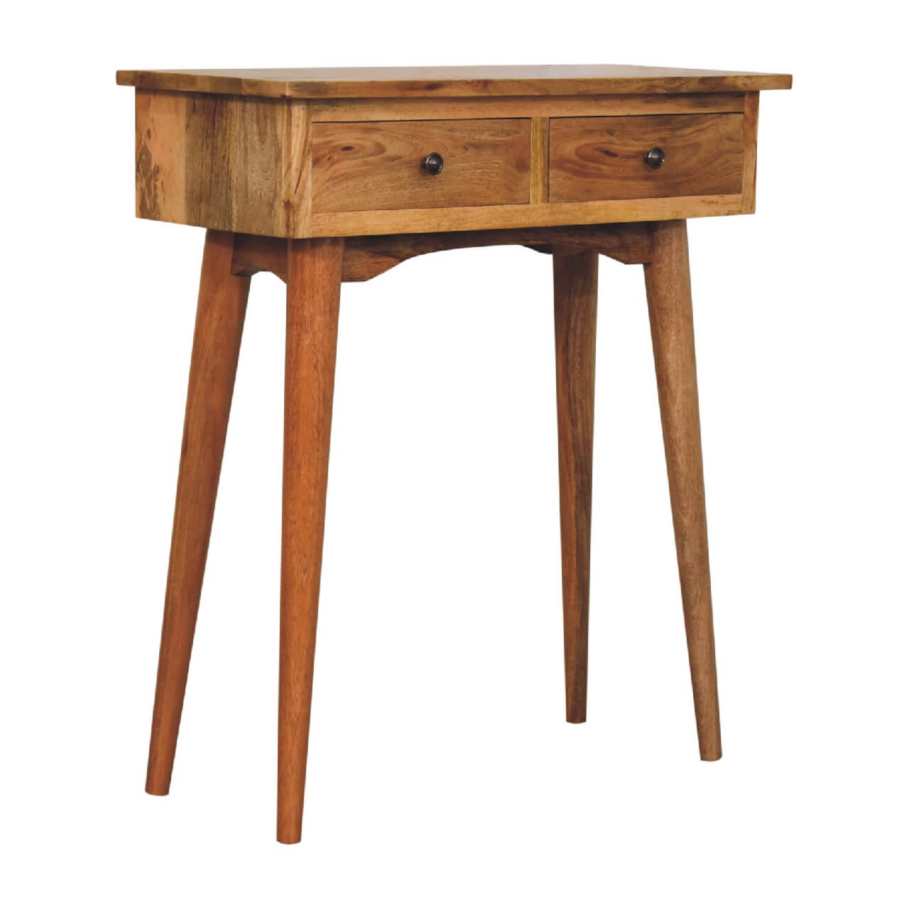 Nordic small console table mango wood