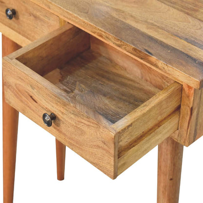 Nordic small console table mango wood