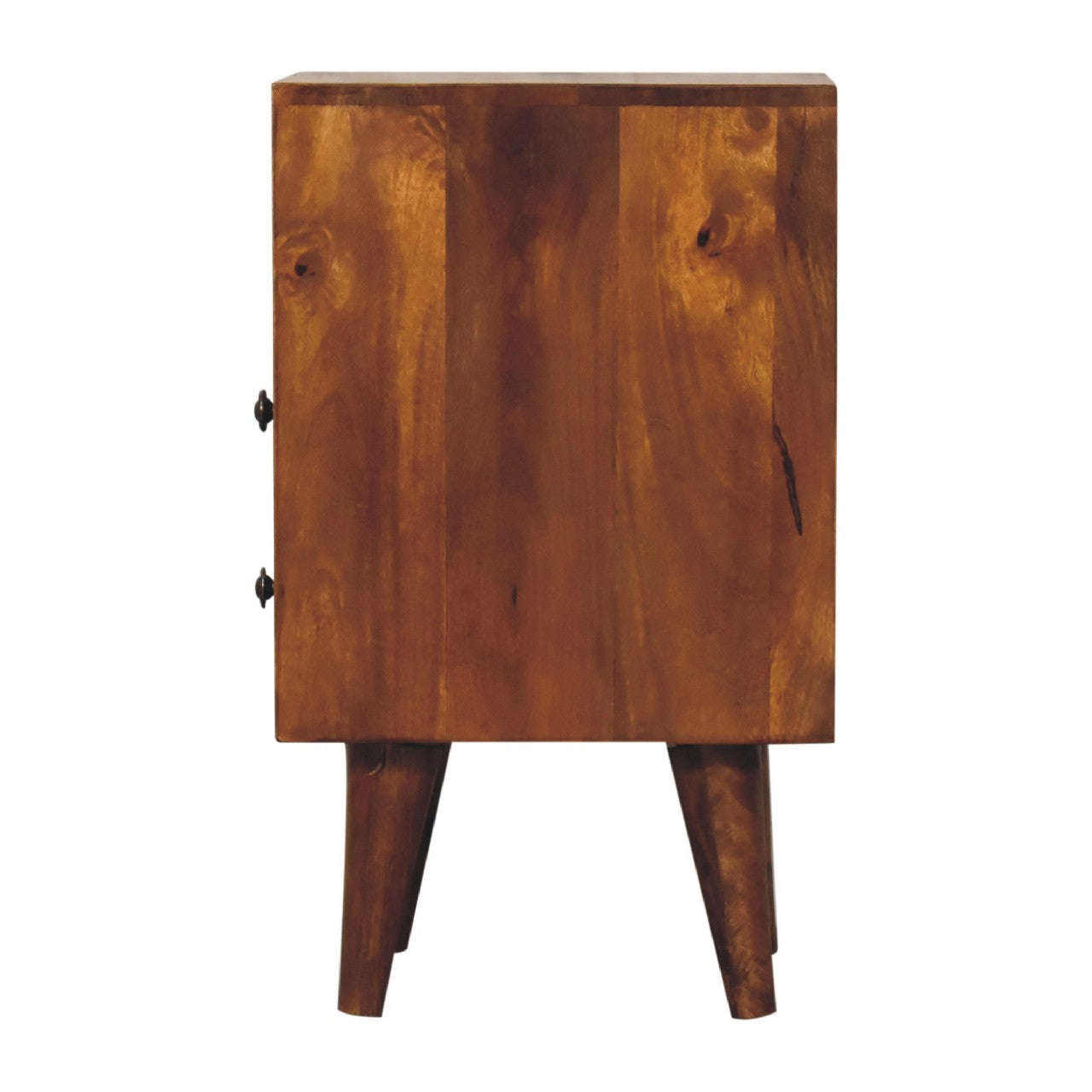 Small Chestnut bedside table mango wood