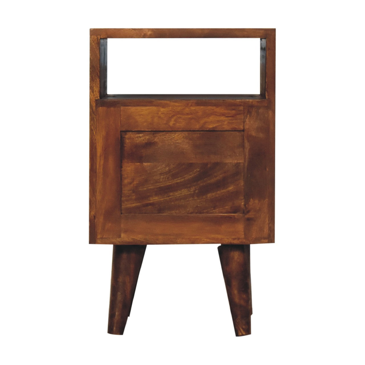 Small Chestnut bedside table mango wood