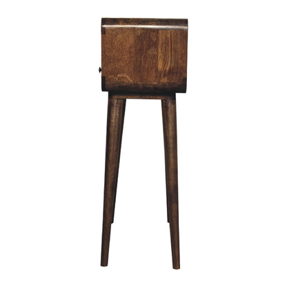 Mango wood small grey wash console table