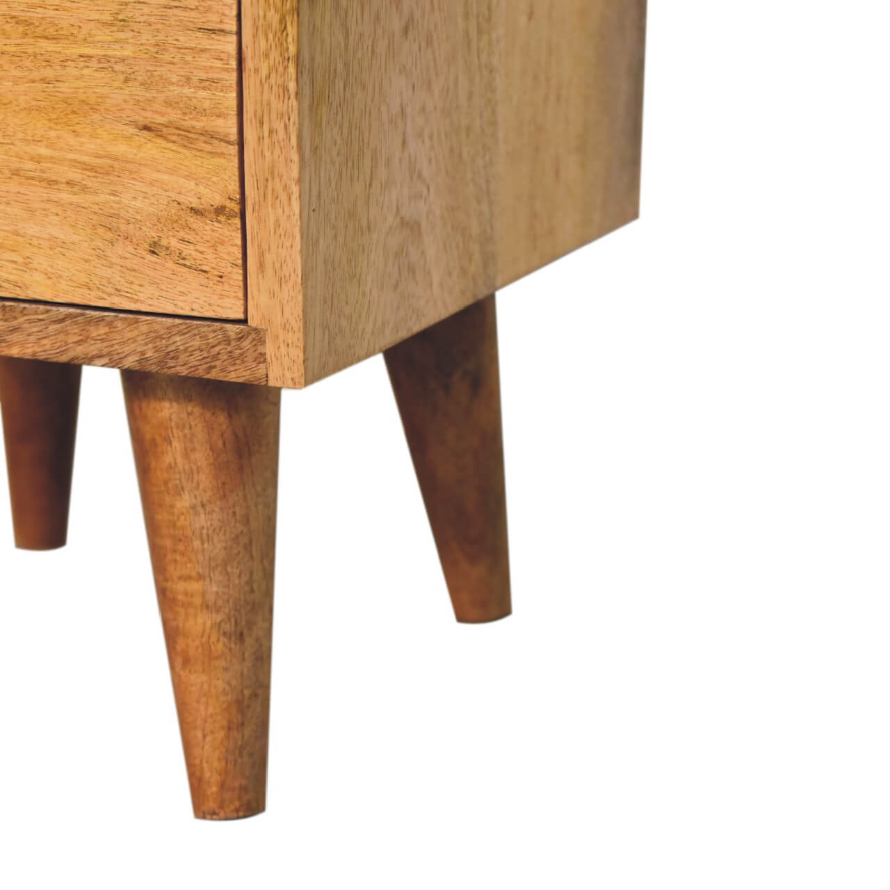 Cut-Out Small Nightstand mango wood