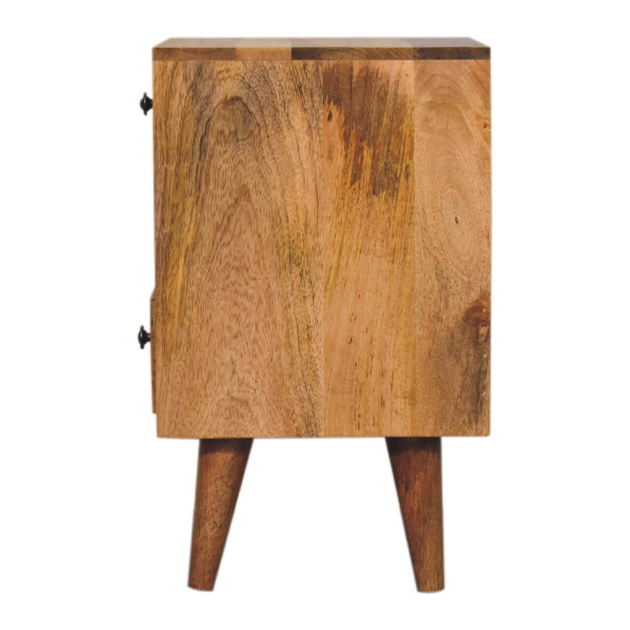 Cut-Out Small Nightstand mango wood