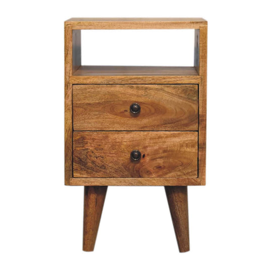 Small Classic Bedside Table Mango Wood