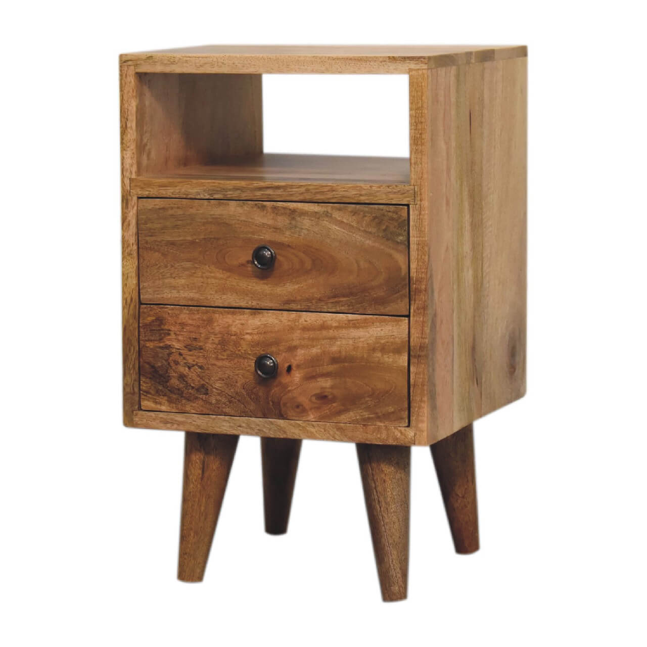 Small Classic Bedside Table Mango Wood