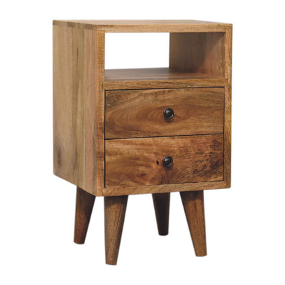 Small Classic Bedside Table Mango Wood