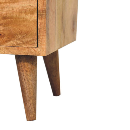 Small Classic Bedside Table Mango Wood