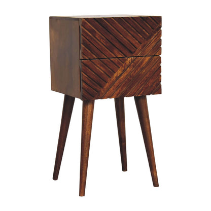 Lille Narrow Bedside, Chestnut