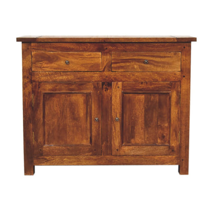 Chestnut finish mango wood cabinet