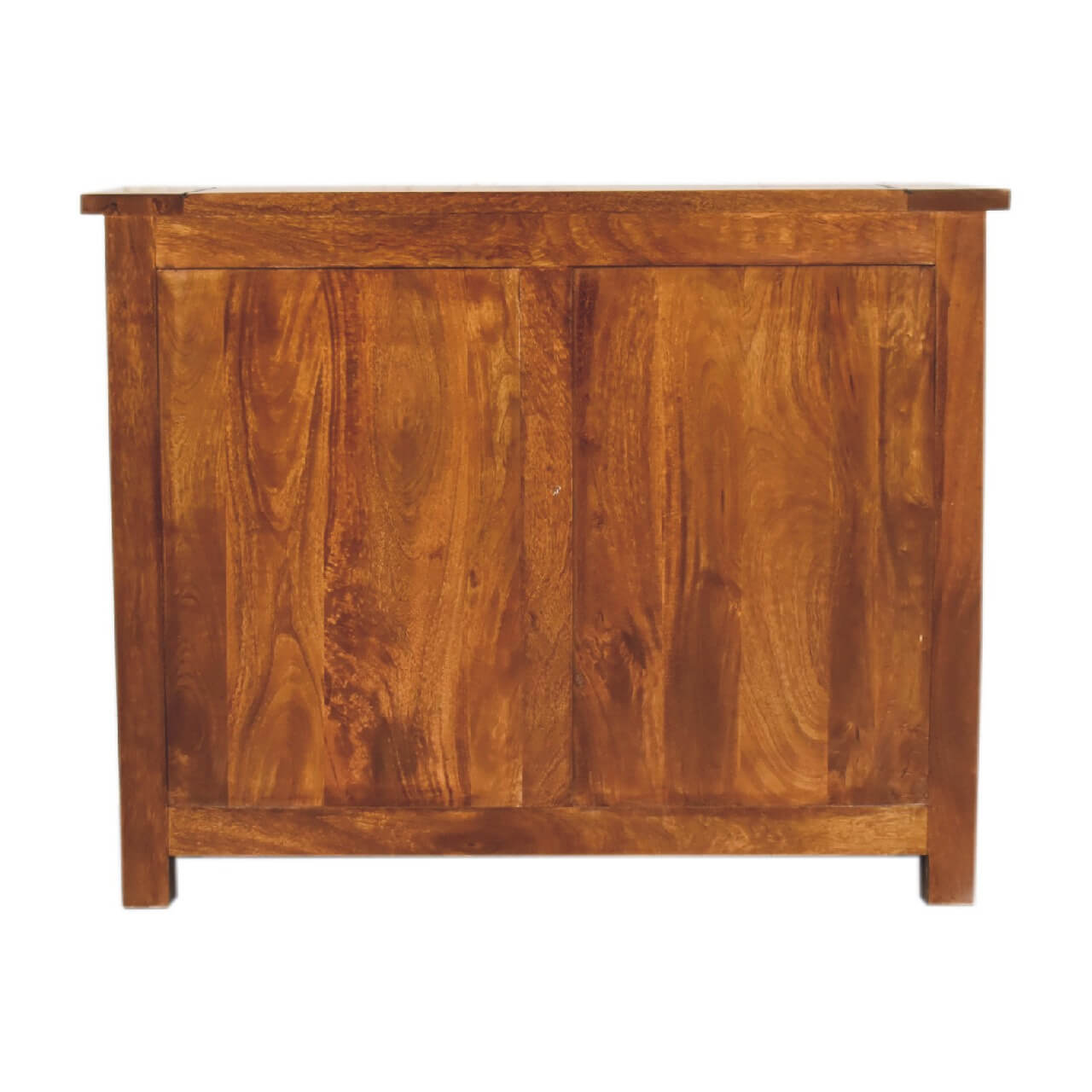 Chestnut finish mango wood cabinet