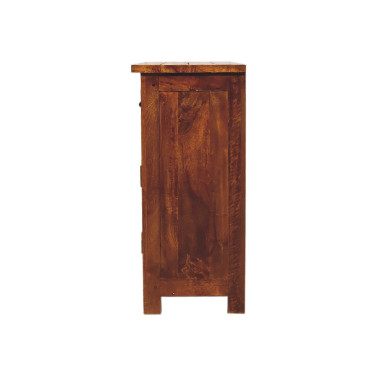 Chestnut finish mango wood cabinet