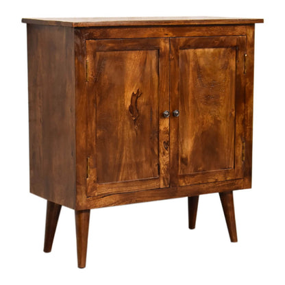 Chestnut finish cabinet