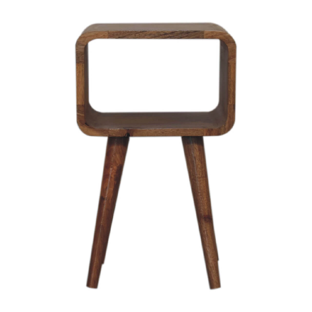 Open Slot mango Wood Bedside Table