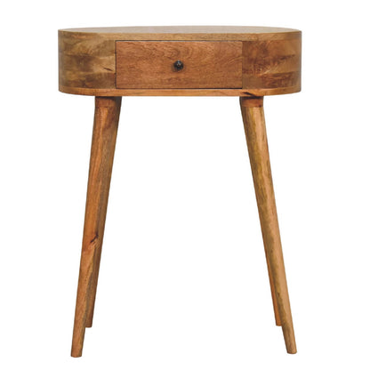 Side table made from mango wood