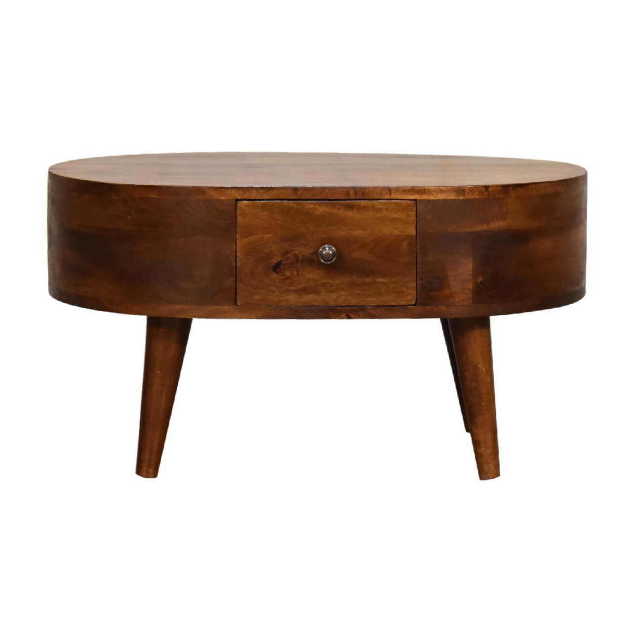 Small Coffee Table in Chestnut finish, Mango Wood