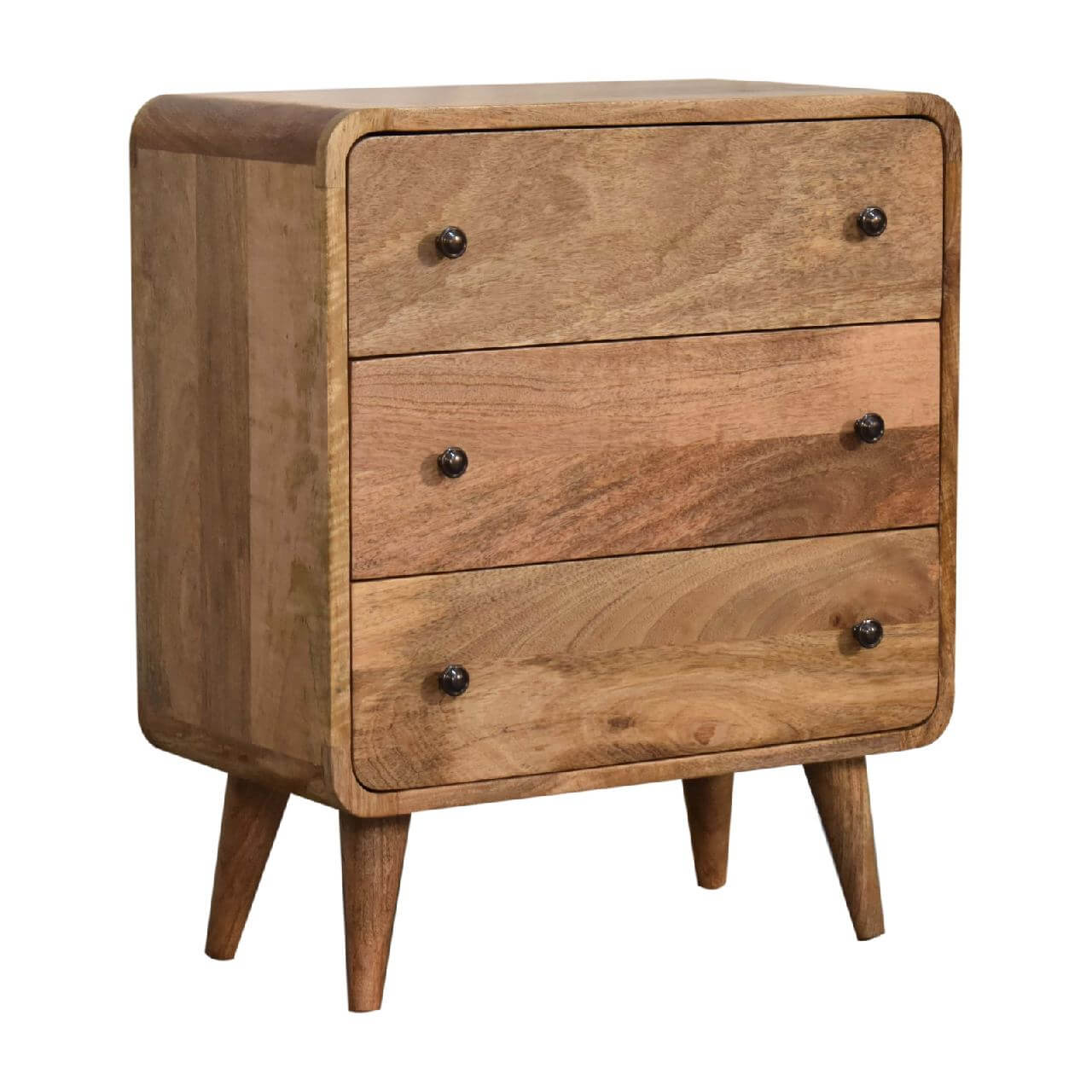 Small chest of drawers, mango wood 3 drawers