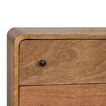 Small chest of drawers, mango wood 3 drawers