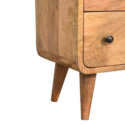 Small chest of drawers, mango wood 3 drawers