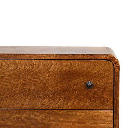 Small chest of drawers mango wood, with 3 drawers