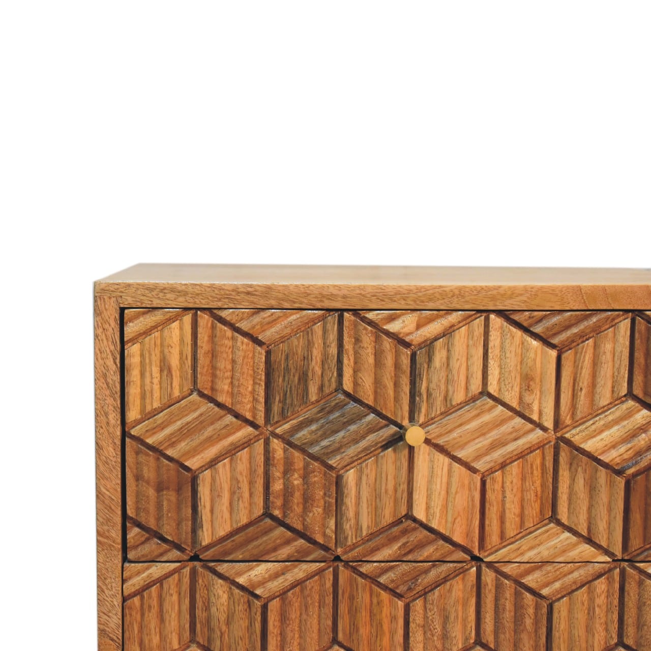 Mango wood bedside table