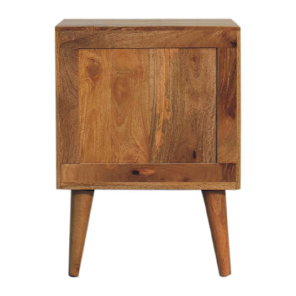 Mango wood bedside table