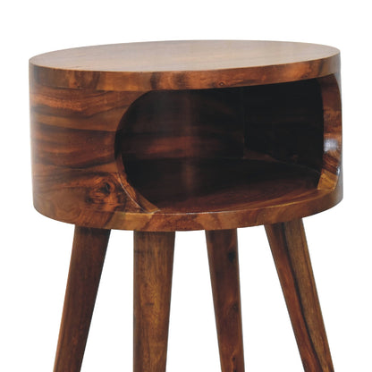 Honey Bedside Table Mango Wood