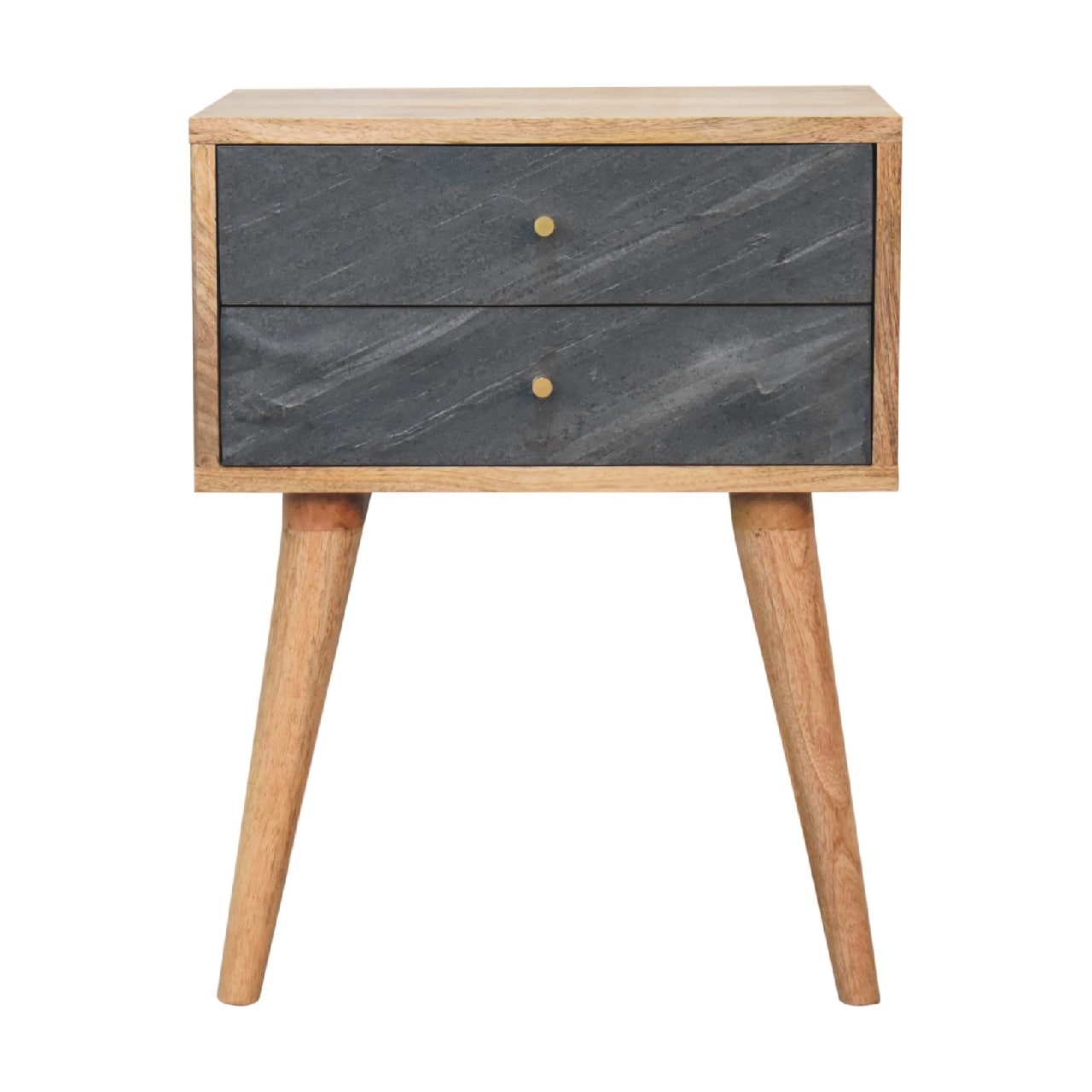 Slade finish bedside table made from mango wood